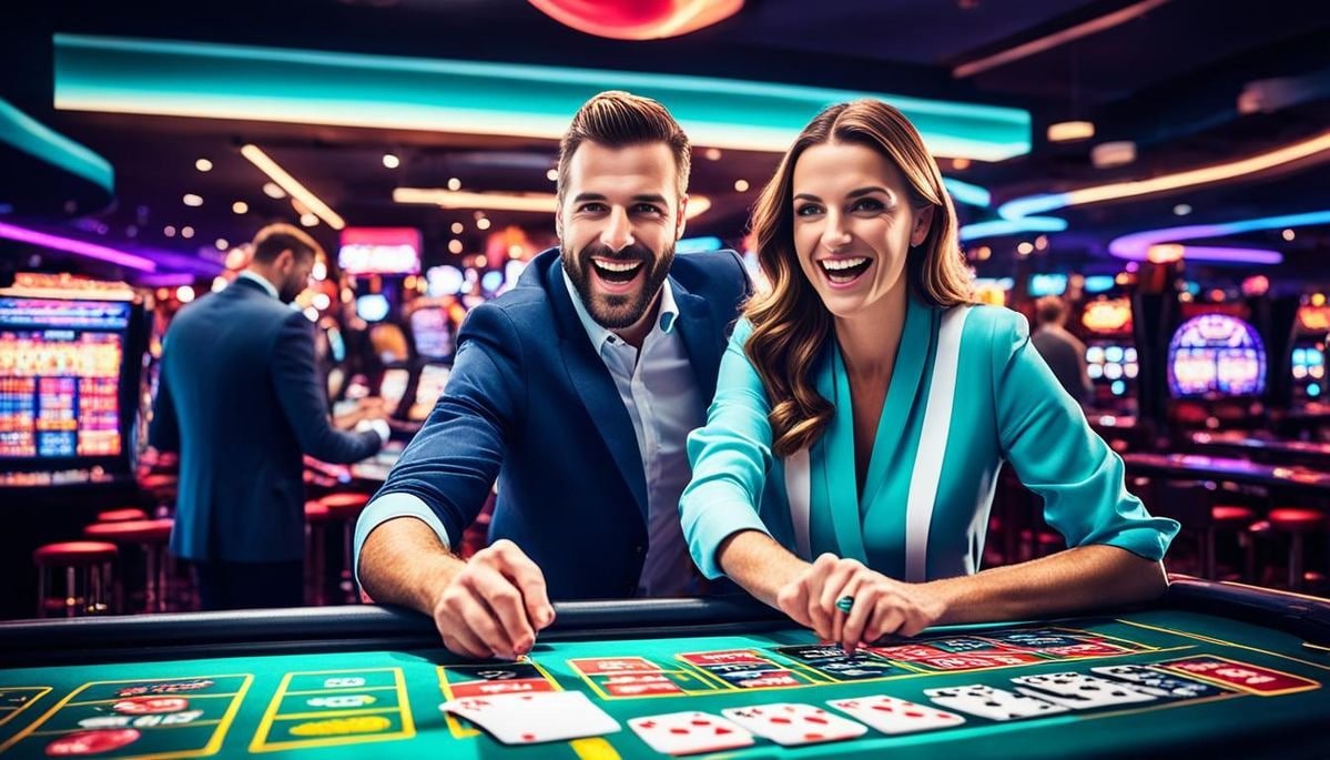 Privacy and account safety panel beside casino slot entertainment content