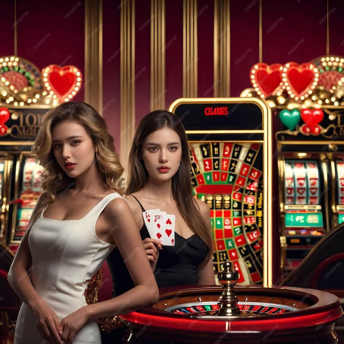 Lobby feature board showing sports and casino-style sections for adults